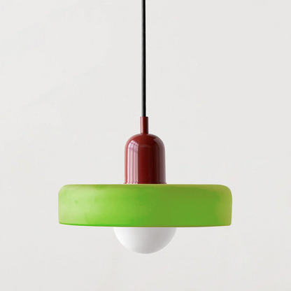 Stylish Glass Pendant Light Colorful Hanging Ceiling Lamp