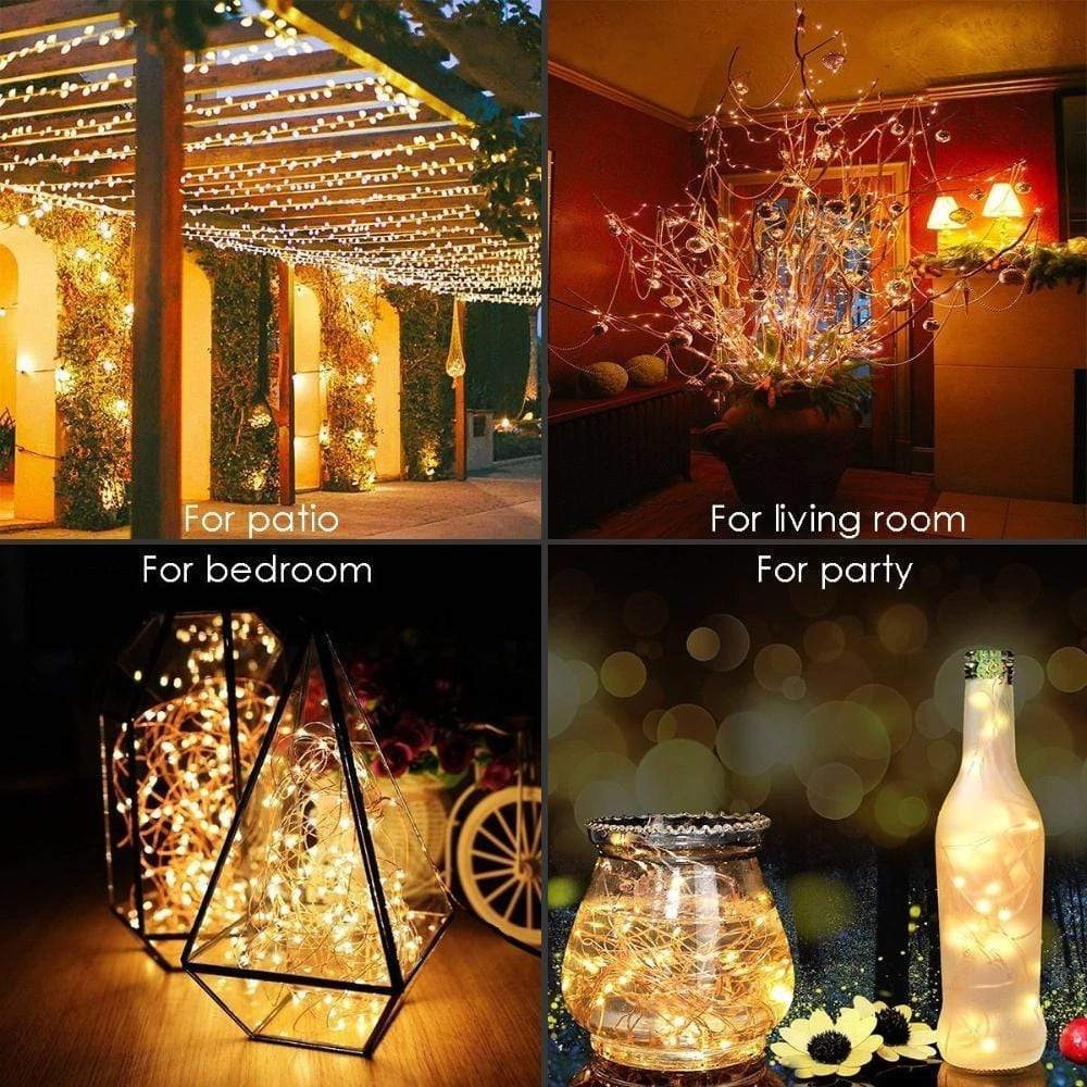 Bright Garden Solar String Lights Outdoor