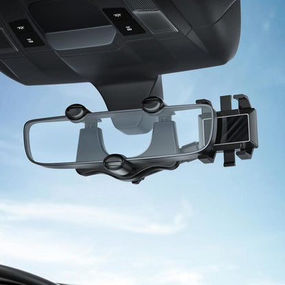 Adjustable Car Phone Mount Rear View Mirror Holder