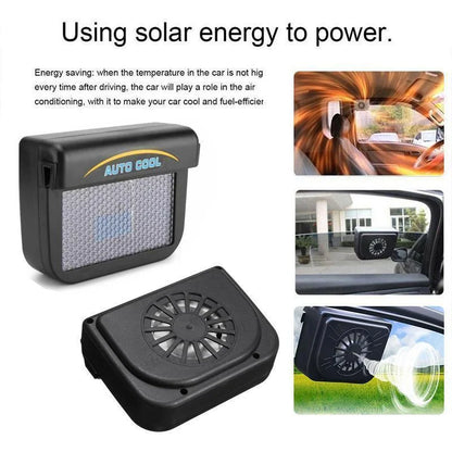 Universal Car Auto Solar Window Vent Fan