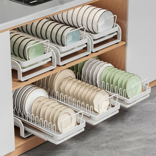 Space Saving Kitchen Dish Organizer Rack - Pexav