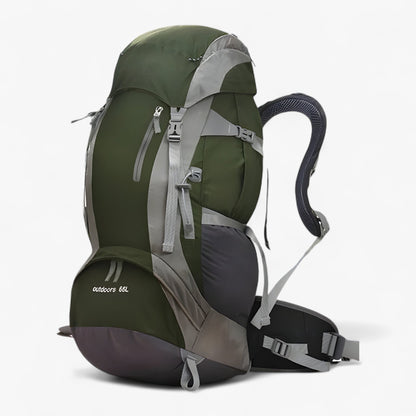 Waterproof Hiking Backpack, 65L Heavy Duty Trek Bag