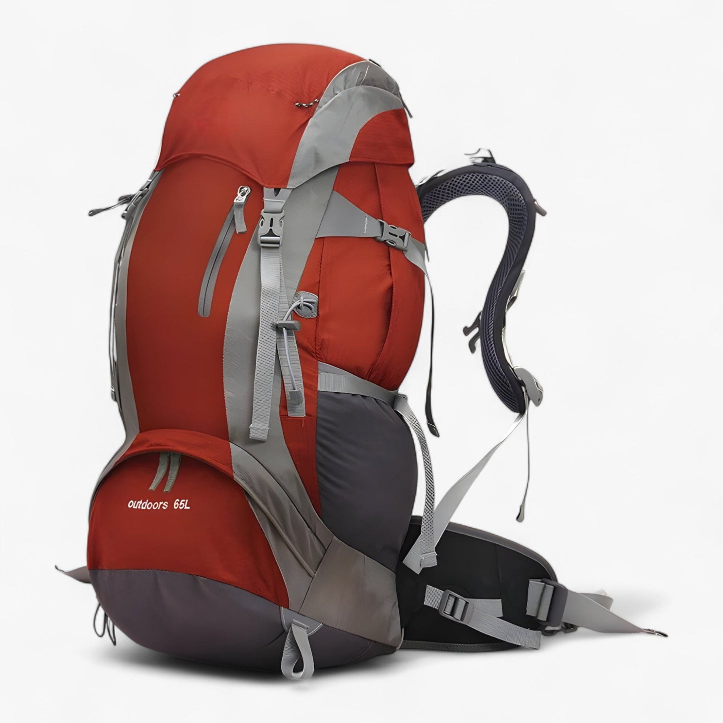 Waterproof Hiking Backpack, 65L Heavy Duty Trek Bag