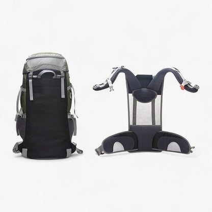 Waterproof Hiking Backpack, 65L Heavy Duty Trek Bag