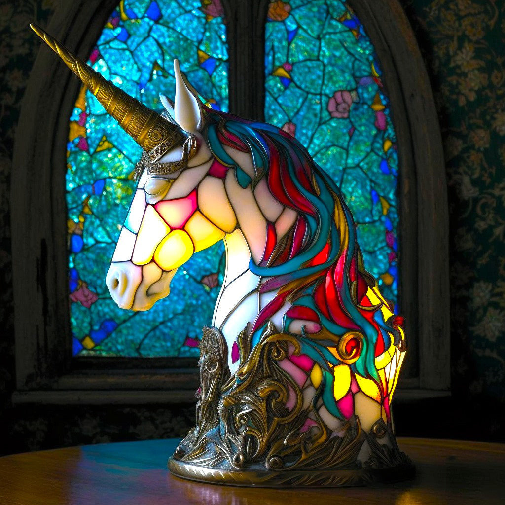 Stylish Glass Animal Desk Lamp
