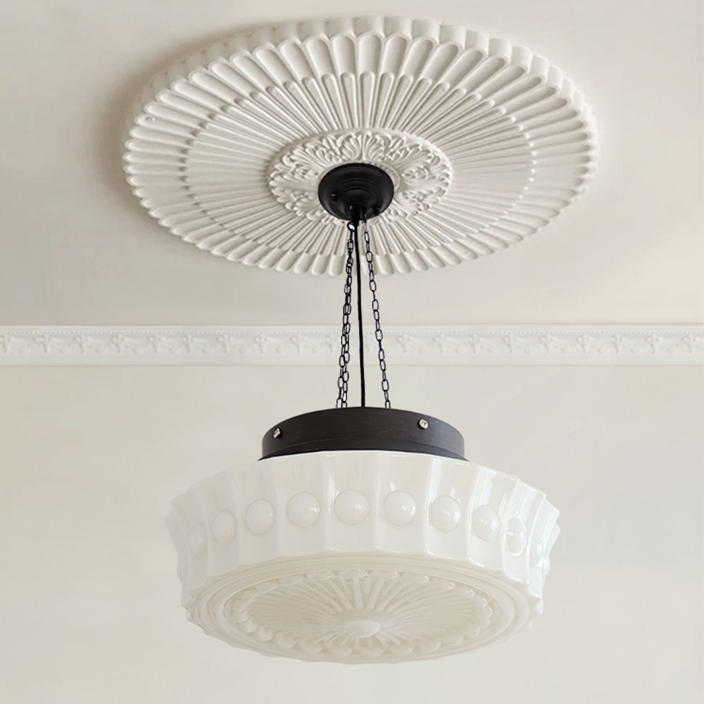 Classic Antique Glass Dome Lamp - Pexav