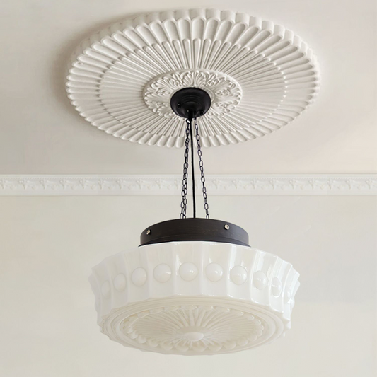 Classic Antique Glass Dome Lamp - Pexav