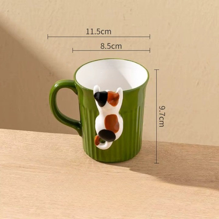Funny Feline Ceramic Coffee Mug