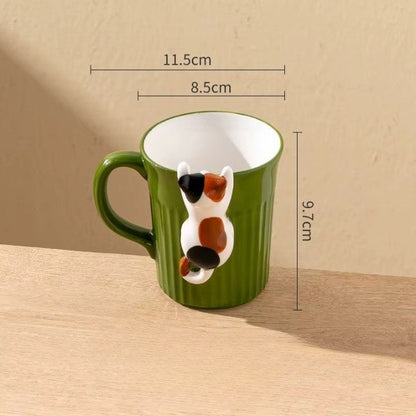 Funny Feline Ceramic Coffee Mug