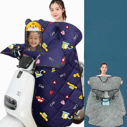 Thermal Bike Double Rider Windbreaker Jacket Coat