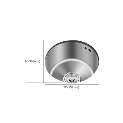 Durable Steel Kitchen Sink with Drain Basket