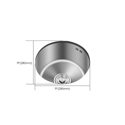Durable Steel Kitchen Sink with Drain Basket