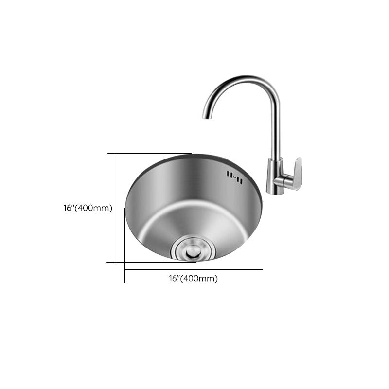 Durable Steel Kitchen Sink with Drain Basket
