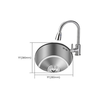 Durable Steel Kitchen Sink with Drain Basket