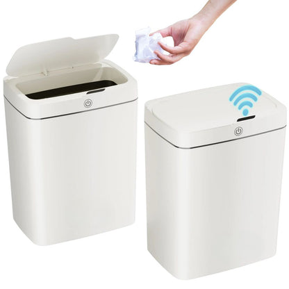 2 Pcs Hands Free Sensor Kitchen Trash Cans - Pexav