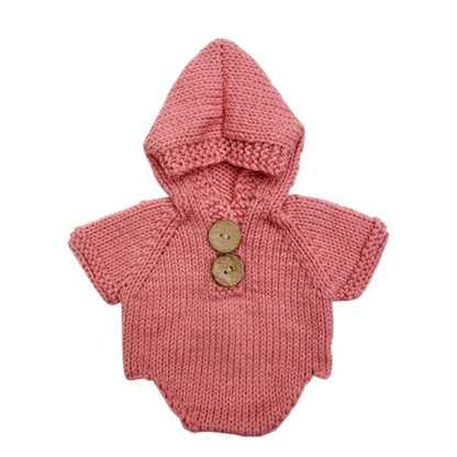 Adorable Baby Knit Jumpsuit Outfit