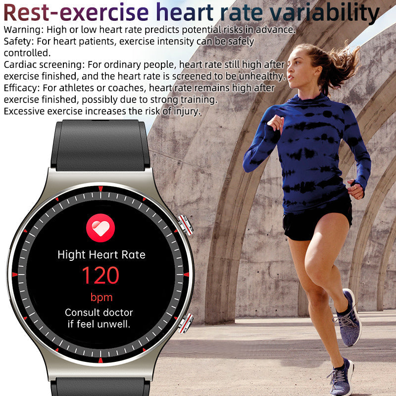 Advanced Fitness Tracker with ECG and Heart Rate Monitor