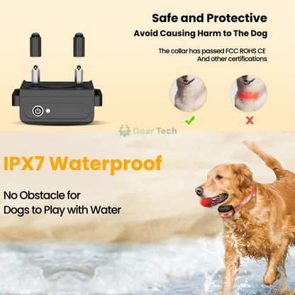 Adjustable Remote Dog Training Collar with Sound & Vibe
