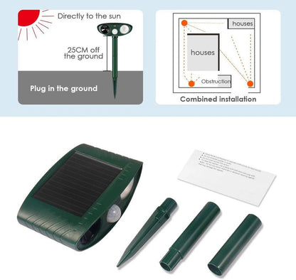 Solar Powered Outdoor Pest Repeller
