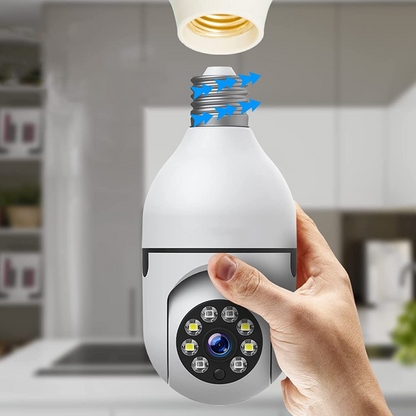 Wi-Fi Smart Home Security Light Bulb Camera