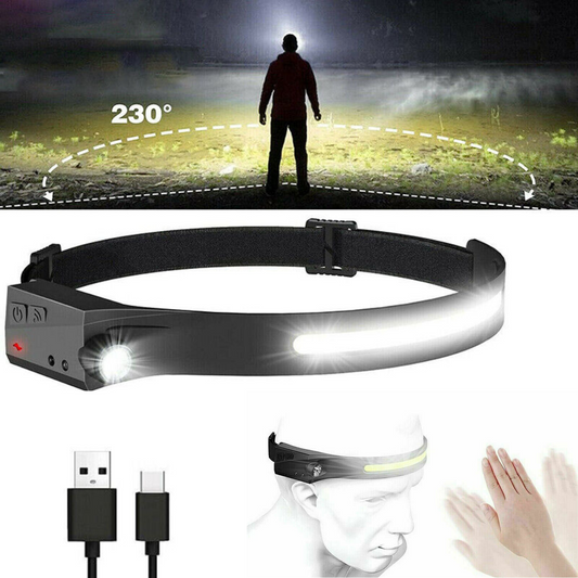 Waterproof LED Motion Headlamp for Running and Hiking - Pexav