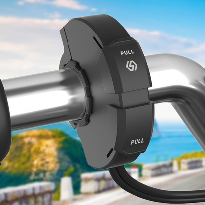 Compact Bike Phone Charger with Handlebar Clip