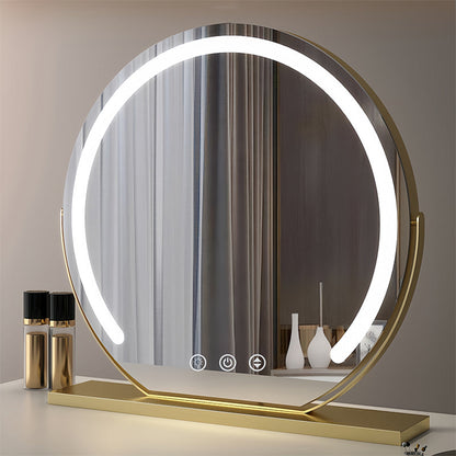 Smart LED Vanity Mirror with Touch Control & Rotation