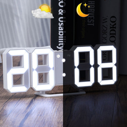 Advanced LED Clock Radio with Date and Temperature