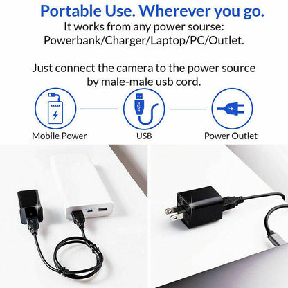 Compact 1080P Hidden Spy Camera Charger