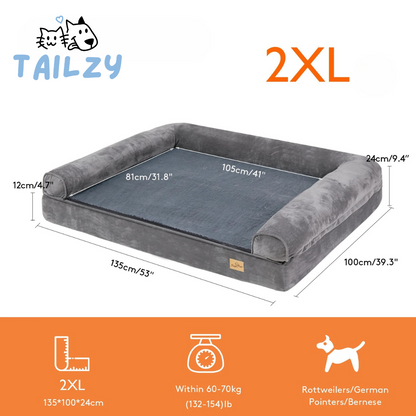 Comfortable Pet Sofa Bed with Removable Washable Cover