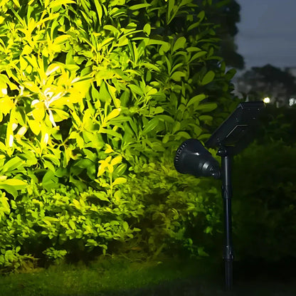 Colorful Outdoor Solar Powered LED Yard Spotlight