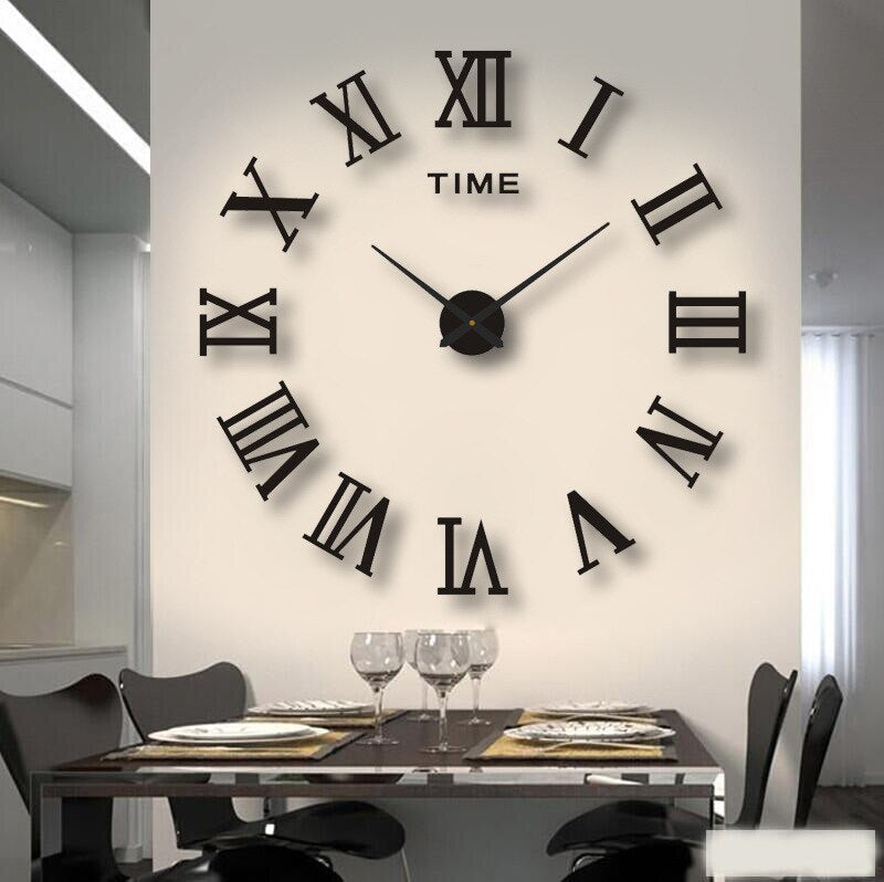 Large Decorative Round Wall Clock