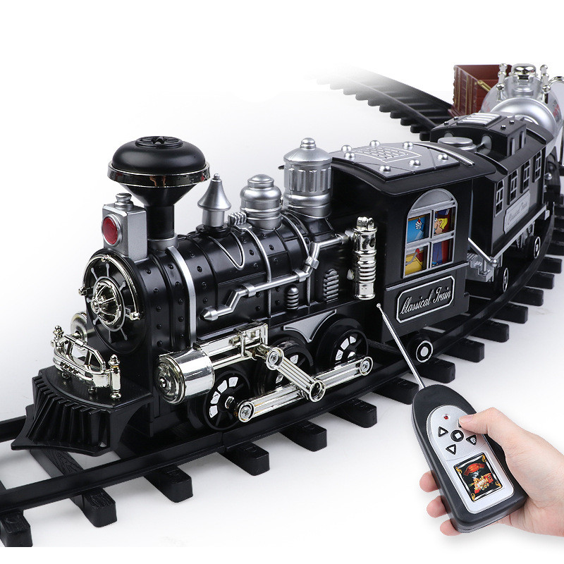 Christmas Tree Electric Train Set with Lights and Sound