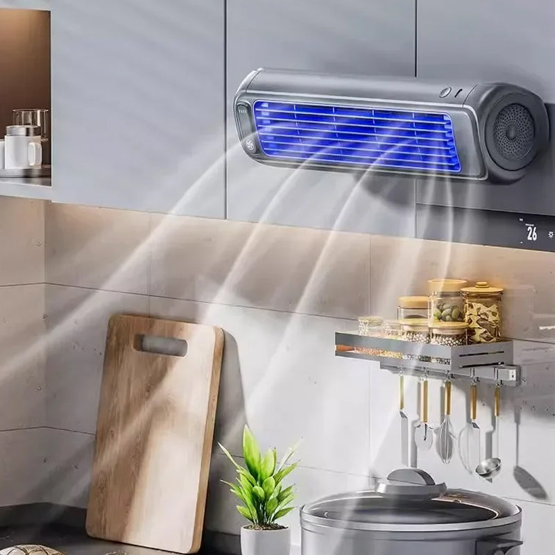 Compact Battery Powered Cooling Fan – Wireless Desk Air Cooler