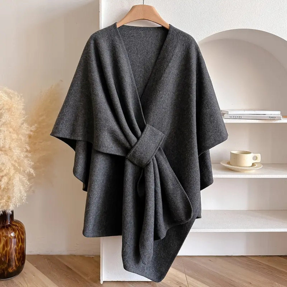 Waterproof Women's Wrap Coat Warm & Chic Outerwear