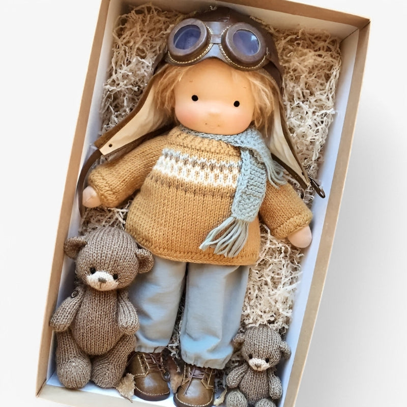 Artistic Handmade Doll for Creative Kids Play