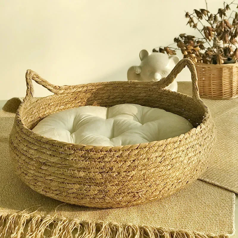 Cozy Plush Pet Bed with Washable Cover