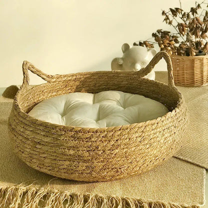 Cozy Plush Pet Bed with Washable Cover