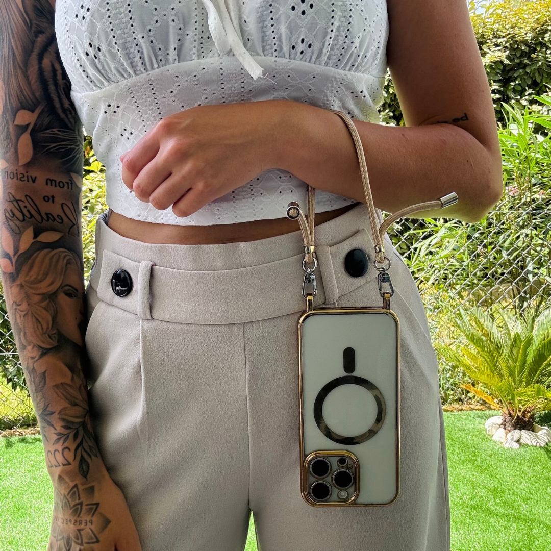 Clear Phone Shoulder Bag with Detachable Strap - Pexav