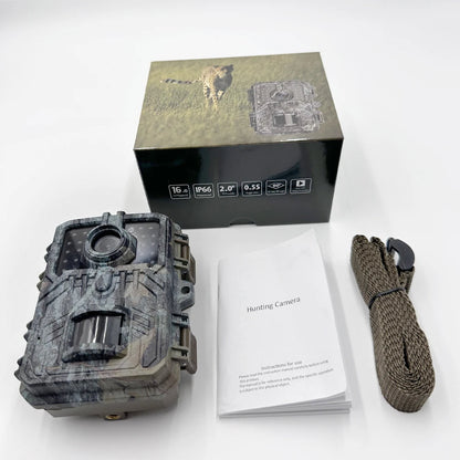 Compact 16MP Wildlife Trail Camera with Motion Detection