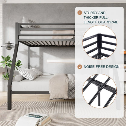 Space Saving Metal Twin Bunk Bed Frame