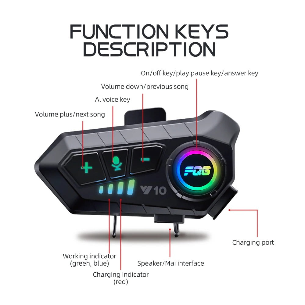 Wireless Helmet Communication System