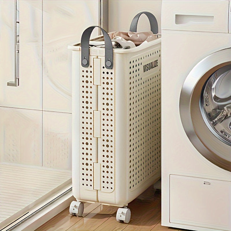 Collapsible Mobile Laundry Basket