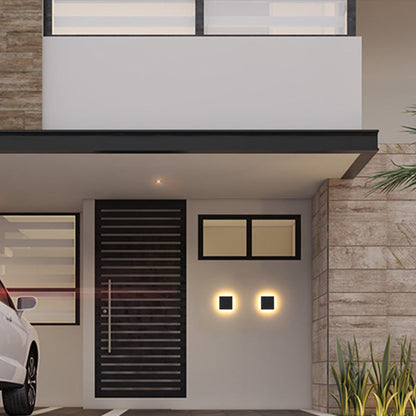 Bright Outdoor LED Wall Sconce Up Down Light Fixture