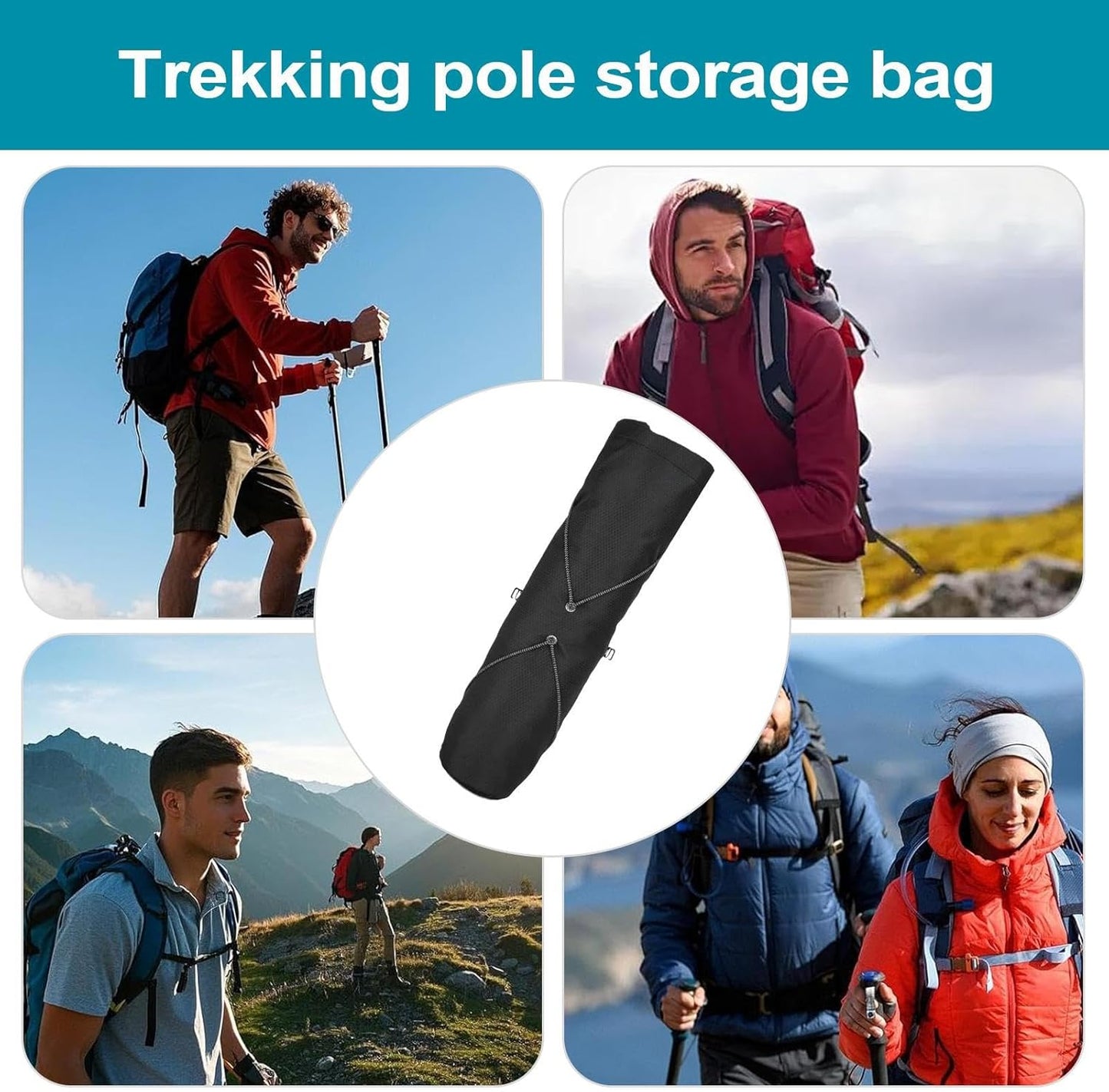 Compact Hiking Pole Storage Bag – 2 for 1 Deal