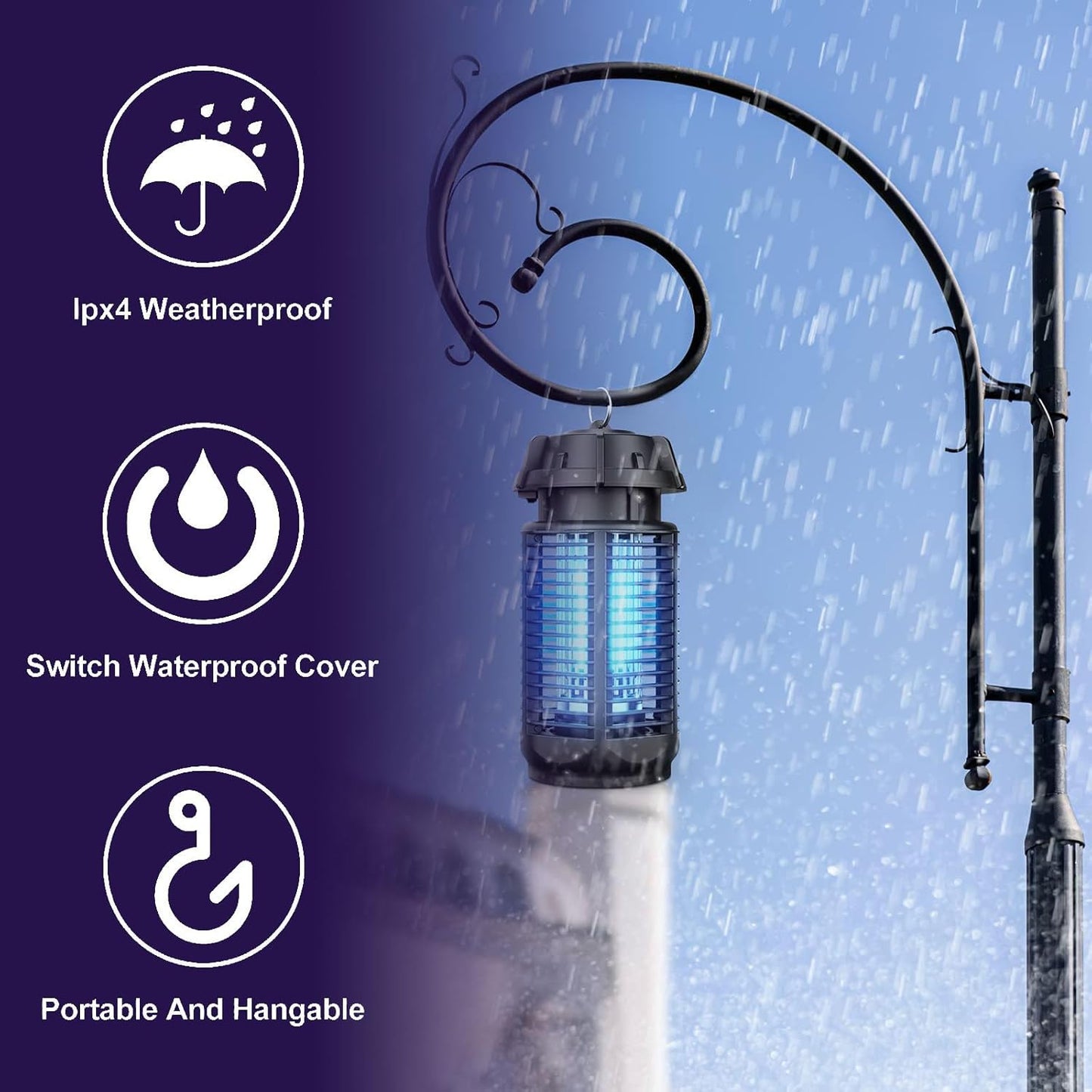 Powerful UV Electric Insect Killer Lamp