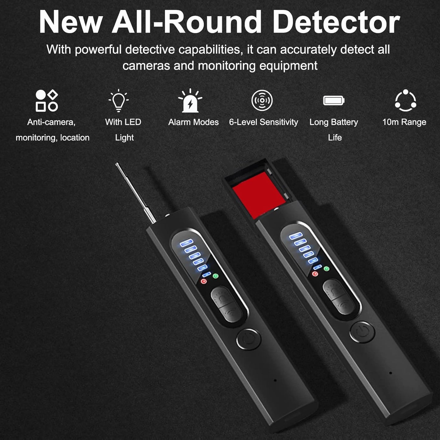 Advanced Spy Camera Finder with RF GPS Detection
