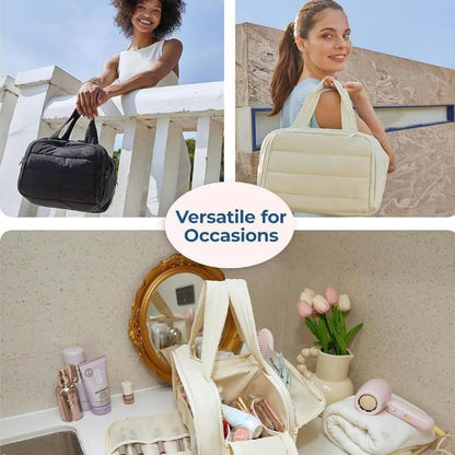 Spacious Water Resistant Travel Makeup Bag