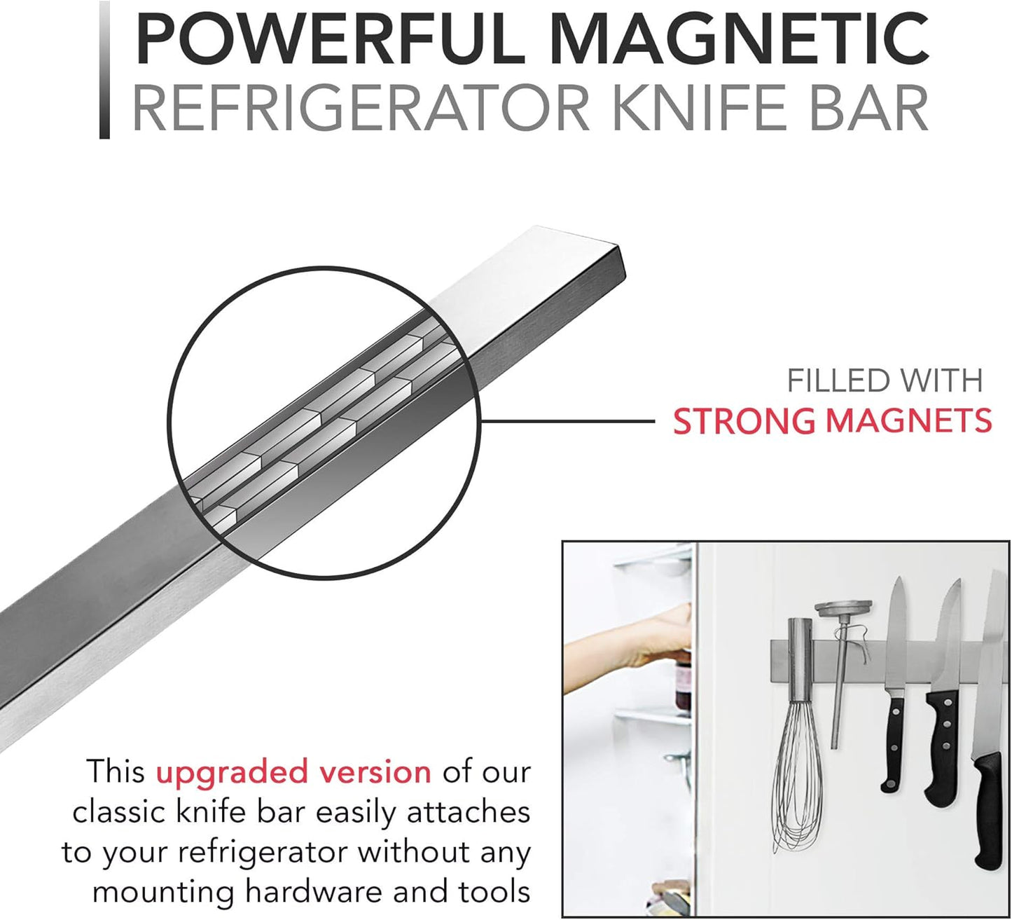 Strong Magnetic Knife Strip Holder