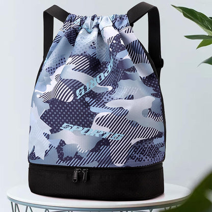 Athletic Gym Duffel Bag with Separate Shoe Pocket